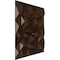 Ekena Millwork 19 5/8in. W x 19 5/8in. H Leto EnduraWall Decorative 3D Wall Panel Covers 2.67 Sq. Ft. WP20X20LTAMB - alternate 3